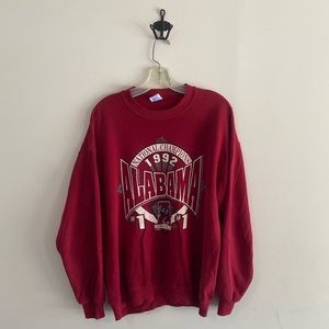 Vintage Alabama 13-0 Record Crewneck